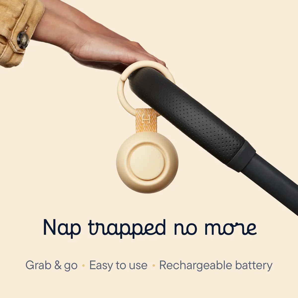 Hatch Go Portable Sound Machine & Sleep Soother for Babies & Kids (Honey) | 15-Hour Battery Life | USB-C Rechargeable - view 2