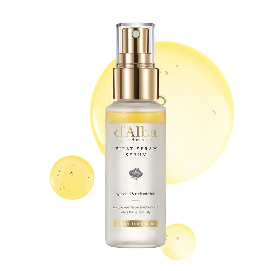 d'alba Piedmont Italian White Truffle First Spray Serum 50ml (1.69 fl oz) | Hydrating Glow Mist - main product image