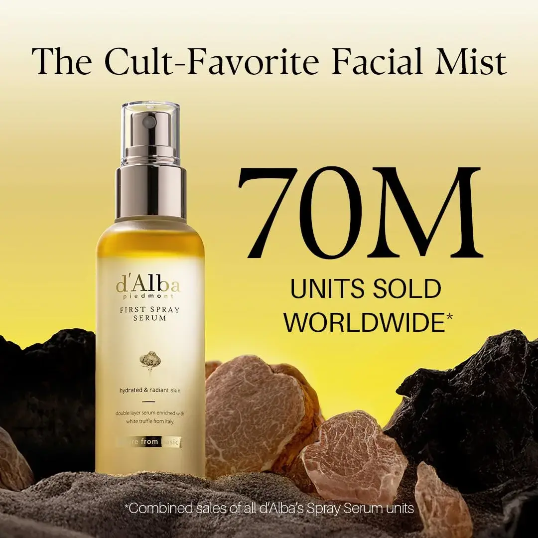 d'alba Piedmont Italian White Truffle First Spray Serum 50ml (1.69 fl oz) | Hydrating Glow Mist - view 2