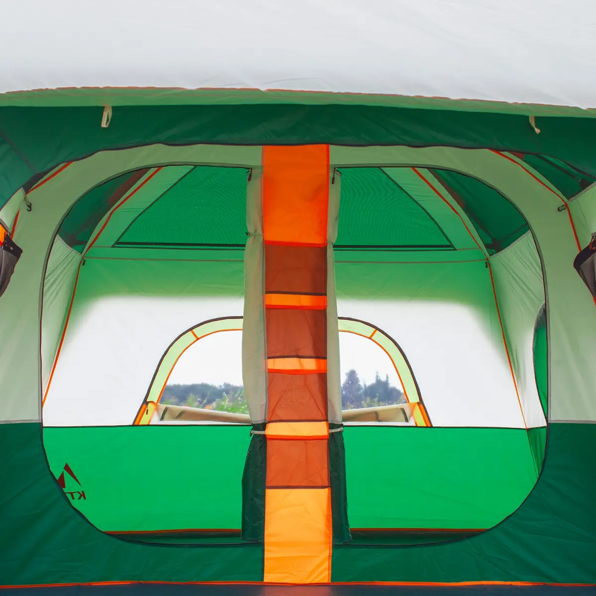 KTT Extra Large Tent 12 Person | Waterproof Cabin Design with 2 Bay Windows (14.1ft x 10ft x 6.58ft) - view 8