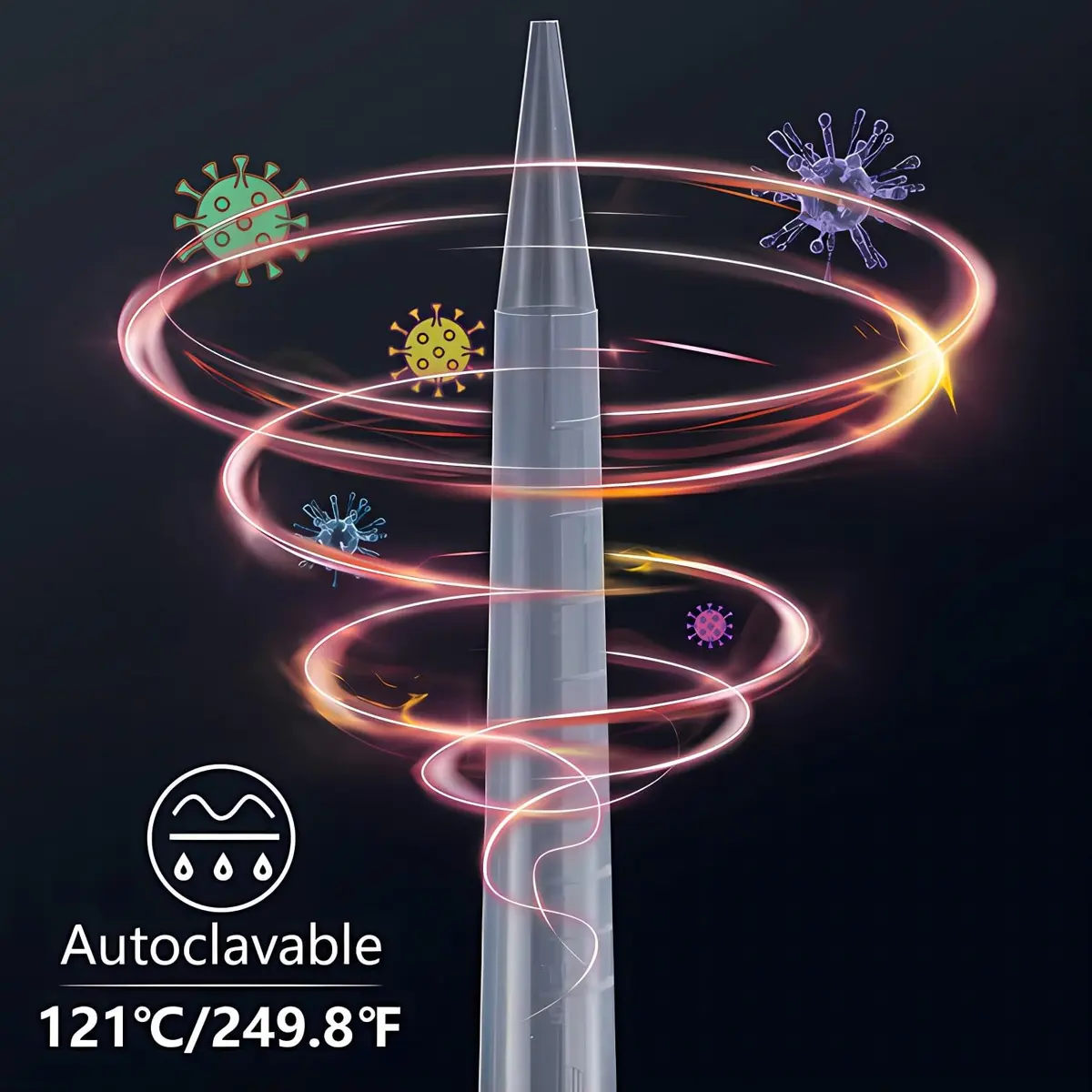 PRECIPETTE 5mL Universal Pipette Tips, 5000µL Capacity, 100 Count | Autoclavable & DNAse/RNAse Free - view 4