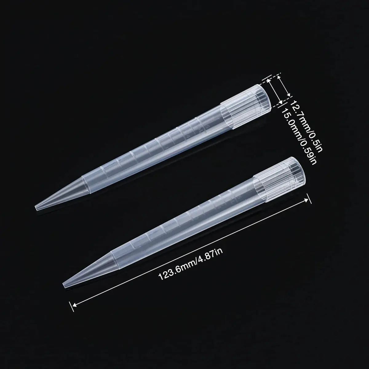 PRECIPETTE 5mL Universal Pipette Tips, 5000µL Capacity, 100 Count | Autoclavable & DNAse/RNAse Free - view 2
