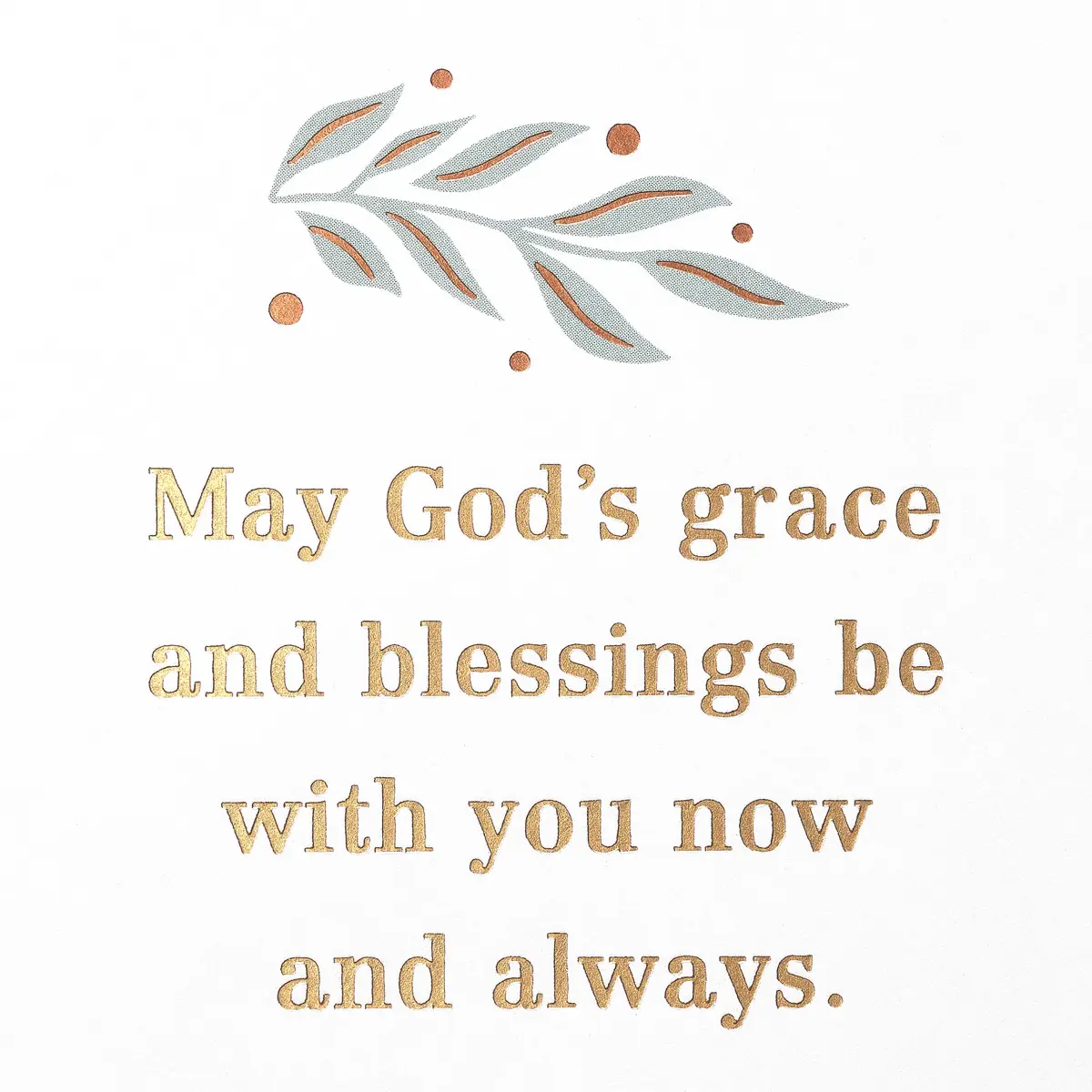 American Greetings First Communion Congratulations Card | Religious Chalice Design, Gold Foil Lettering, 4.625 x 6.75 in. - view 3