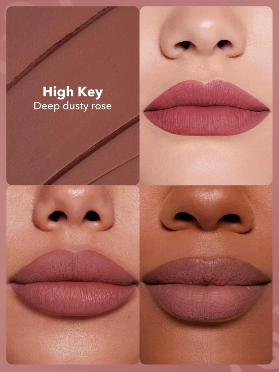SHEGLAM Dynamatte Boom Waterproof Matte Lipstick - High Key | 0.0952 oz (2.7 g) - view 3