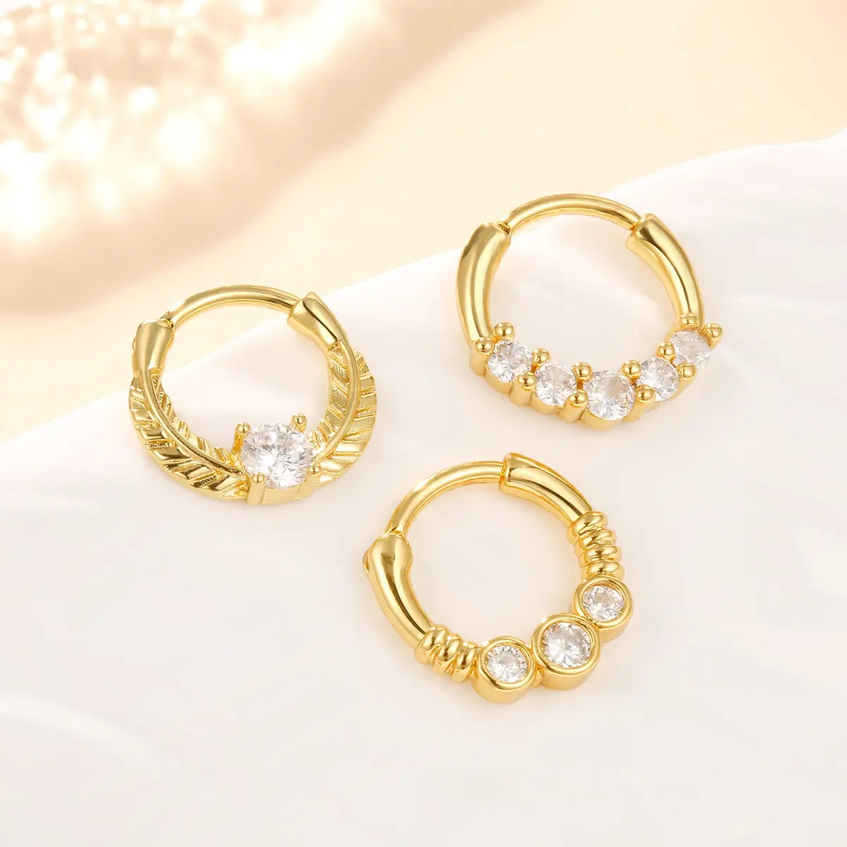 Zankulas Septum Ring 16g Gold Clicker | 12 Styles in One Order - view 2