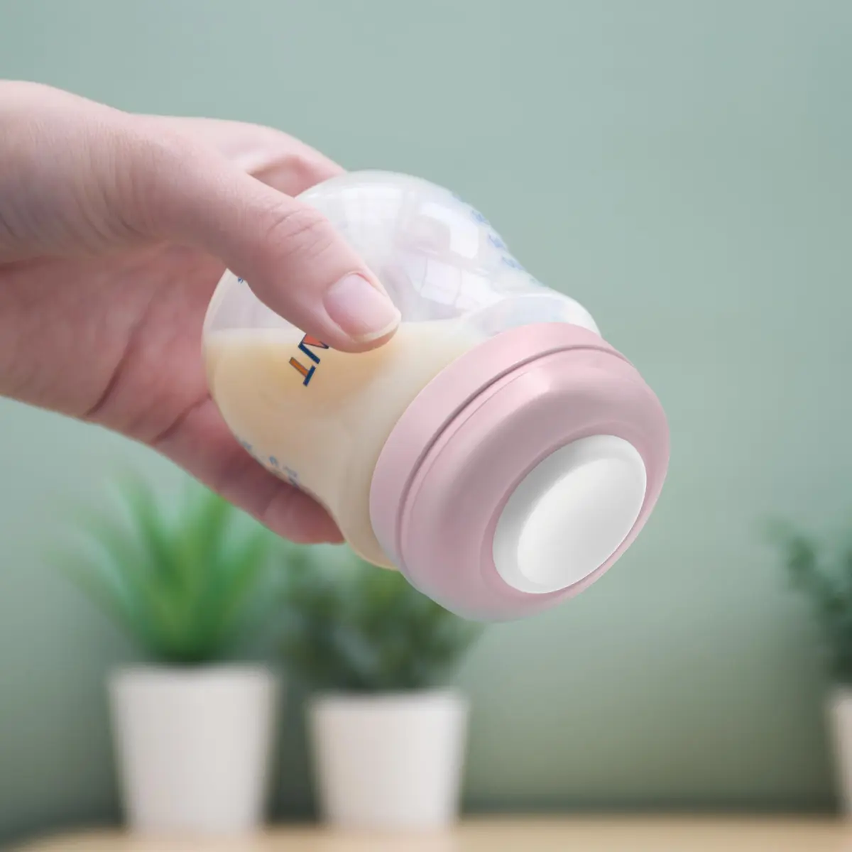 Maymom Screw Lids Aka Travel Caps with Rewritable Sealing Disc 6 Count (Pink) | Compatible with Avent Bottles - view 8