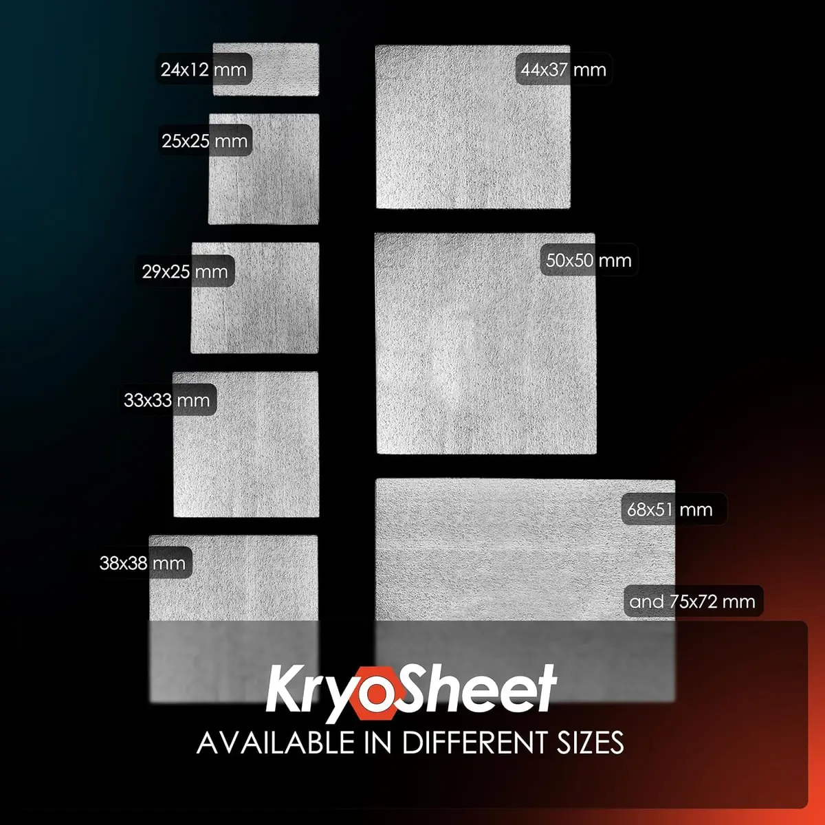 Thermal Grizzly KryoSheet (29x25x0.2mm) – High Thermal Conductivity for CPU & GPU Cooling - view 5