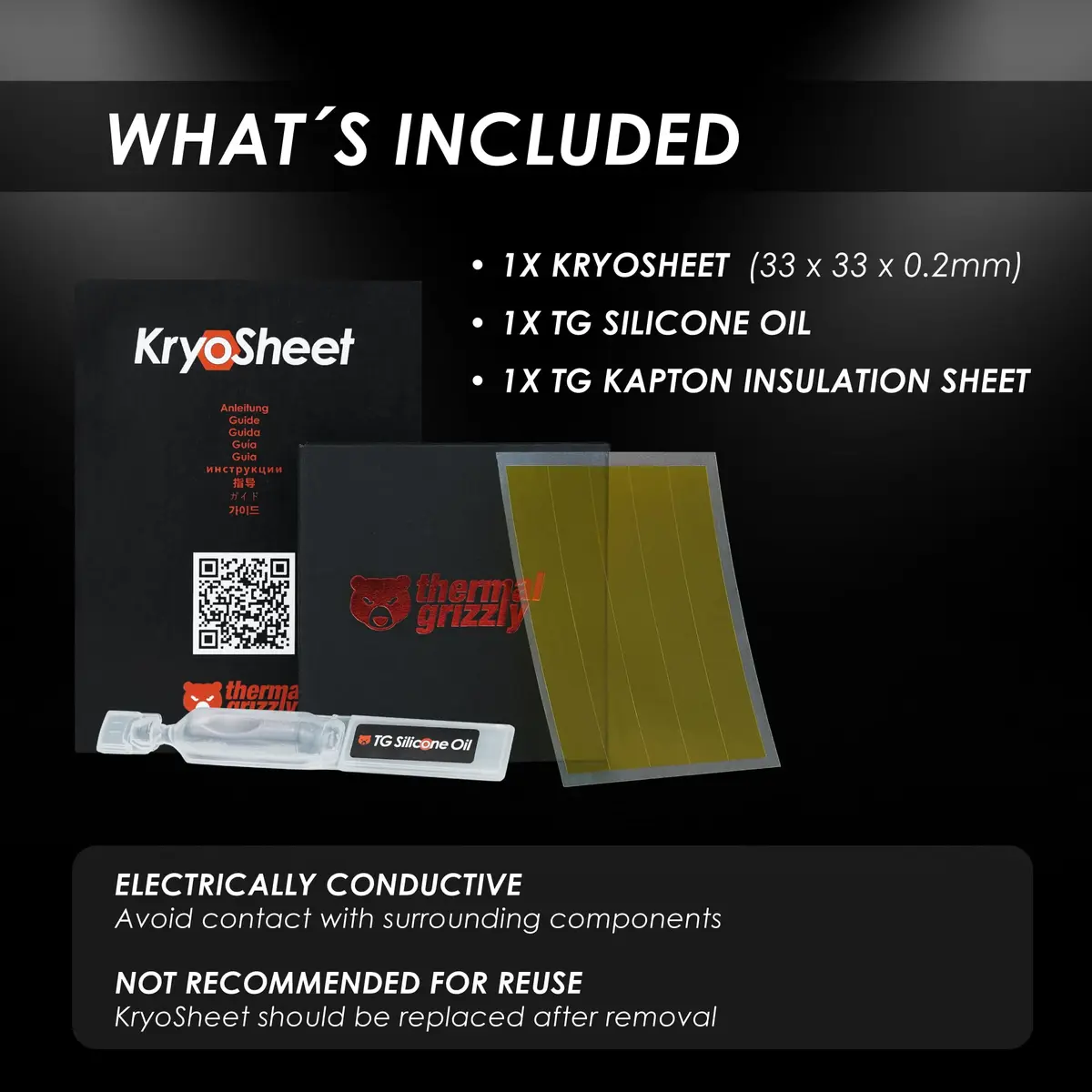Thermal Grizzly KryoSheet (33x33x0.2mm) – High Thermal Conductivity - view 8