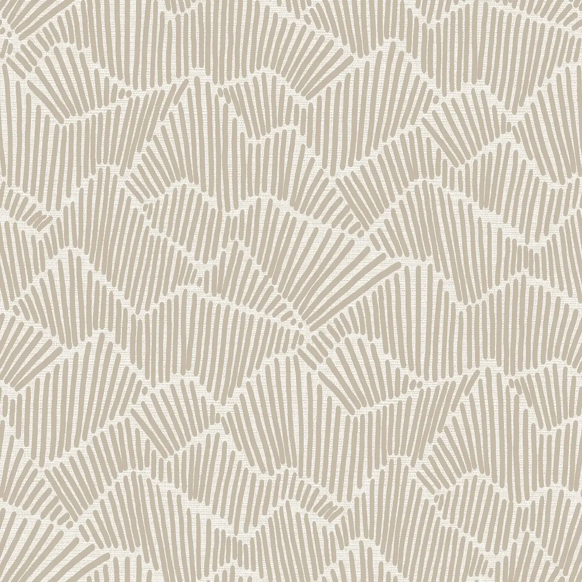 NuWallpaper Egypt Sherrod 216-in x 20.5-in Beige Ridge & Valley Peel & Stick Wallpaper | Modern Geometric Design - main product image