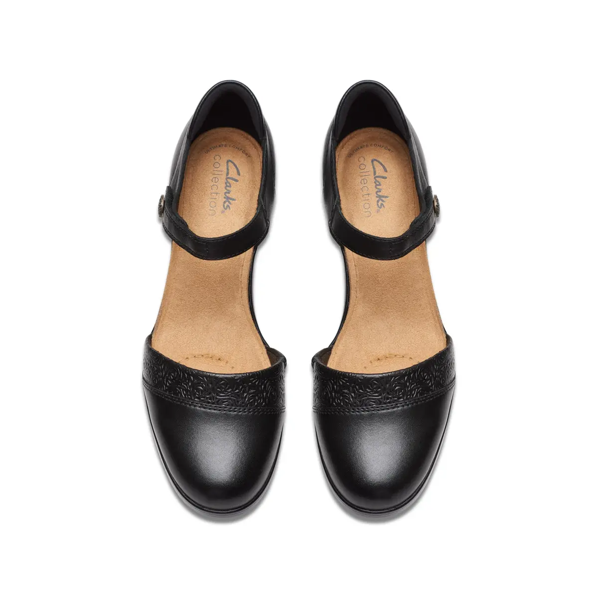 Clarks Women's Emily 2 Ketra Leather Pump Shoe 7.5 Medium US | Classic Style with Ultra-Wearable Heel - view 7