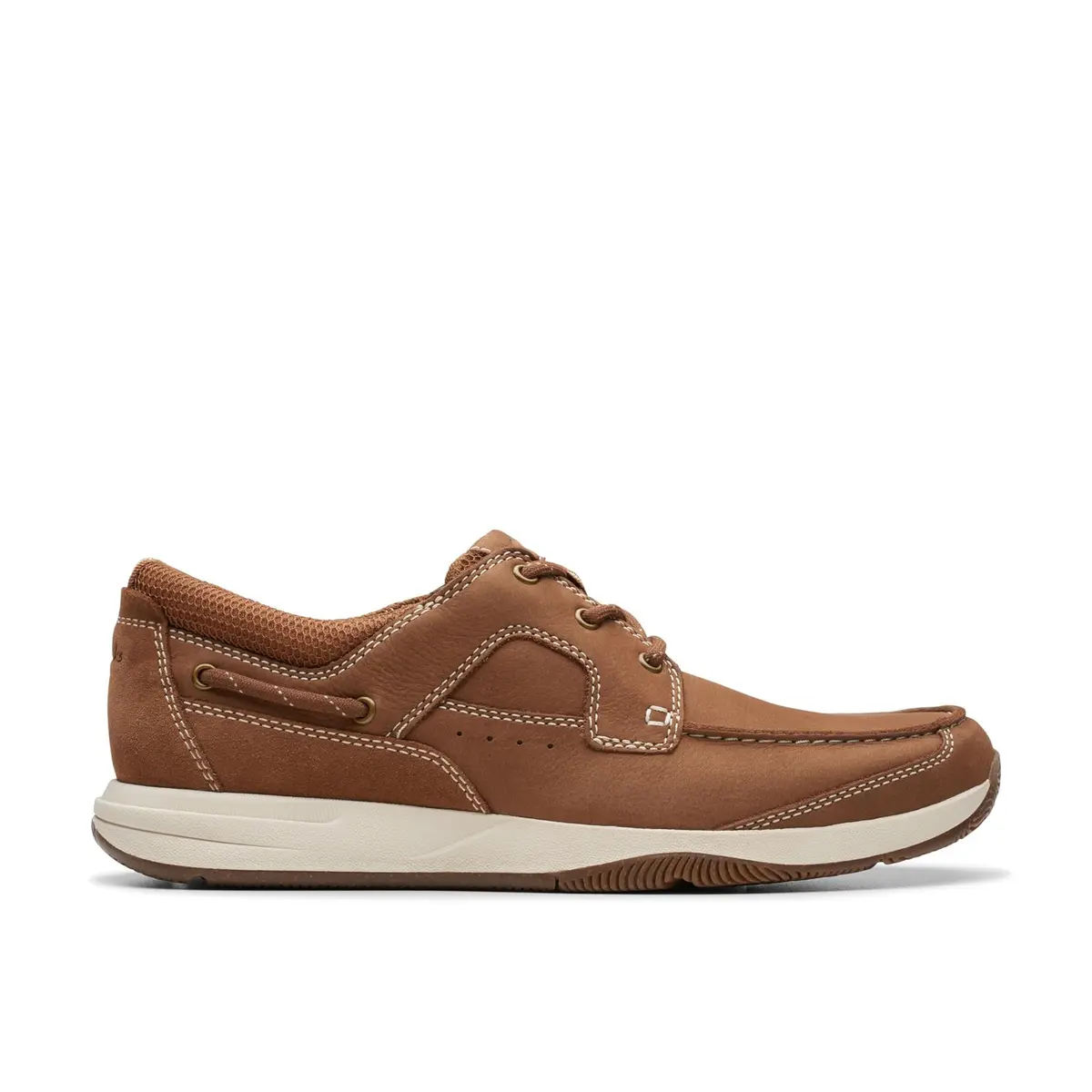 Clarks Collection Men's Sailview Lace Boat Shoe Light Tan Nubuck 24.1 cm (9.5 in) | Nautical Comfort for Indian Summers - view 9