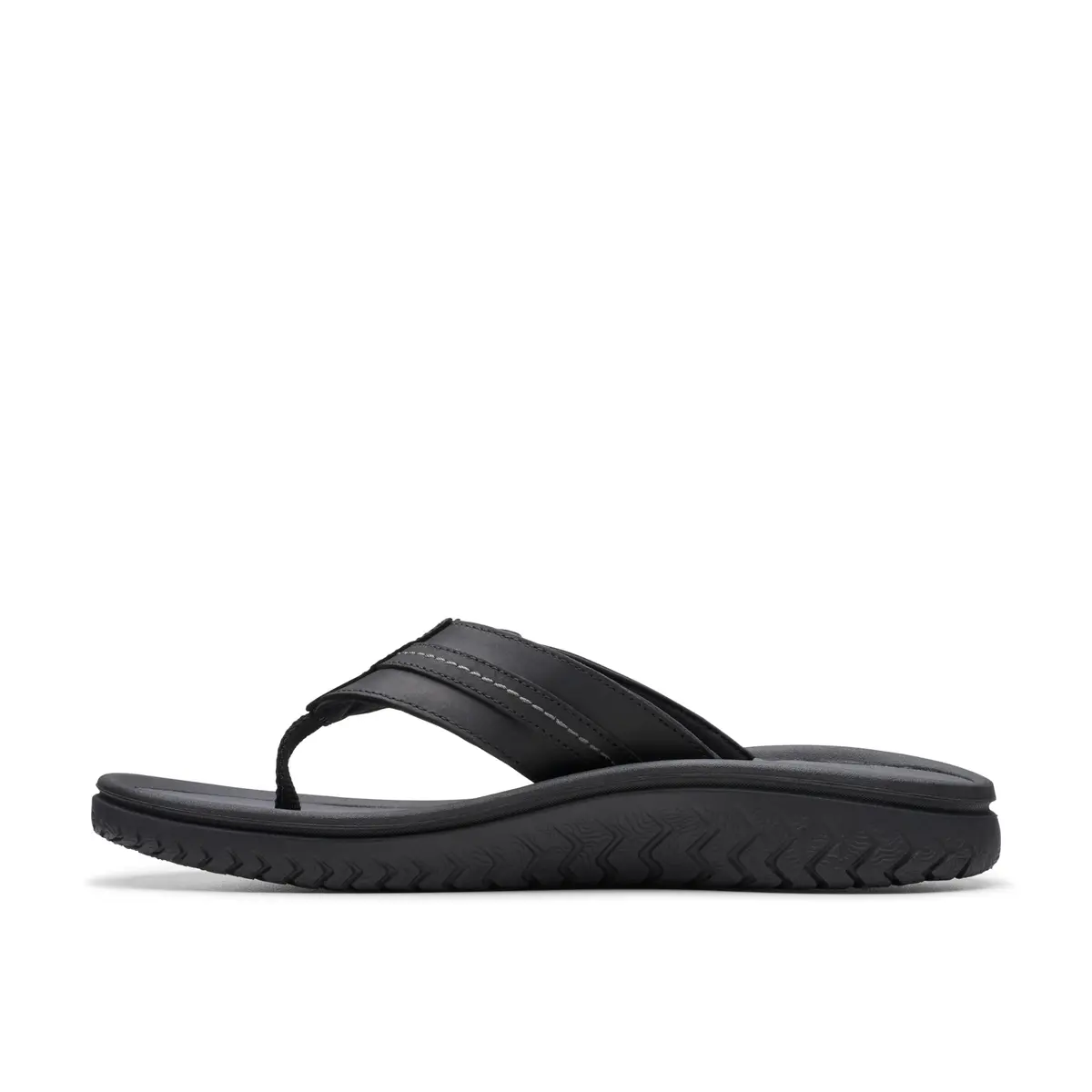 Clarks Wesley Sun Flip-Flop 7 Medium US | Soft Leather, Impact-Absorbing EVA - view 5