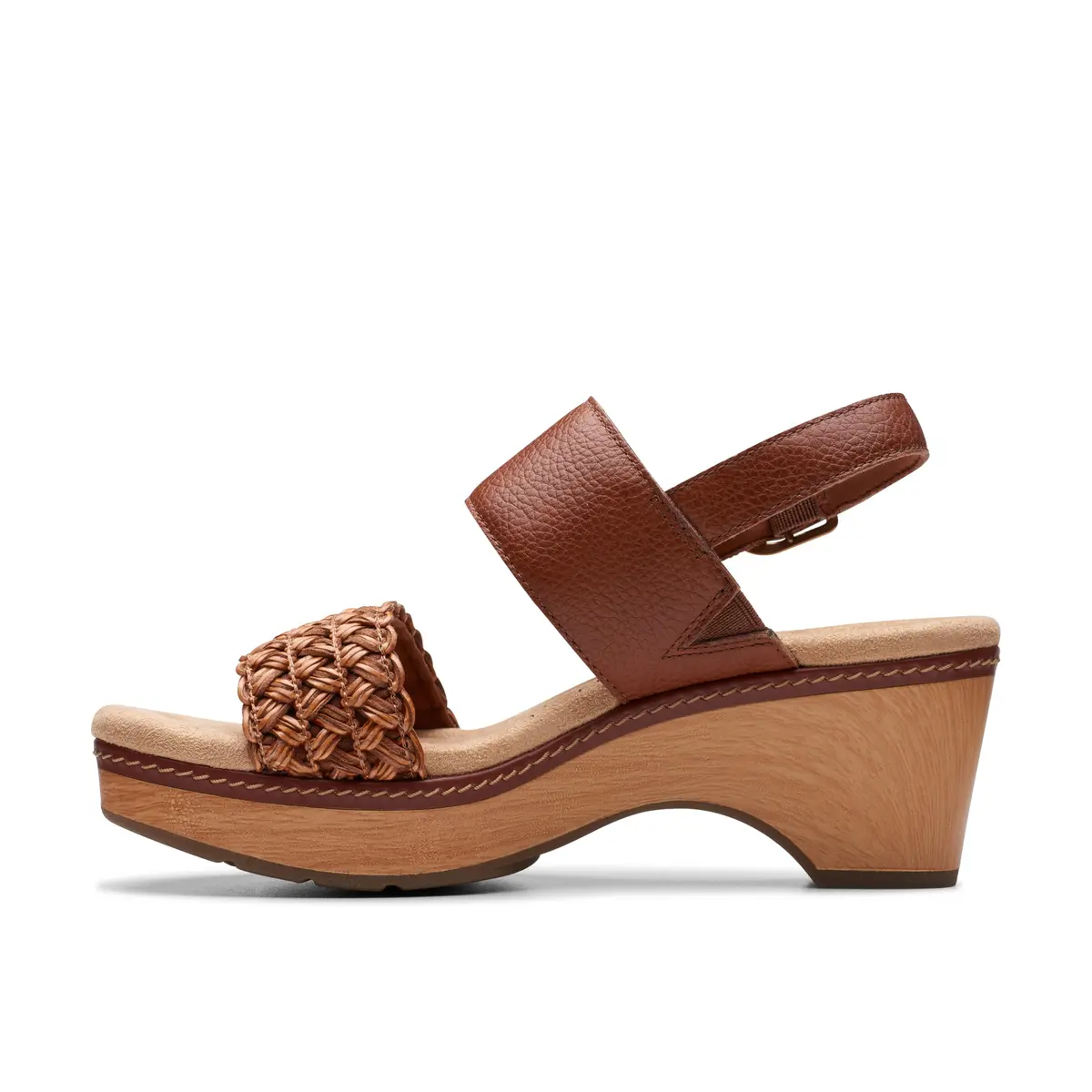 Clarks Seannah Step Wedge Sandal 7 Medium US | Trendy Comfort with Leather & Foam - view 6