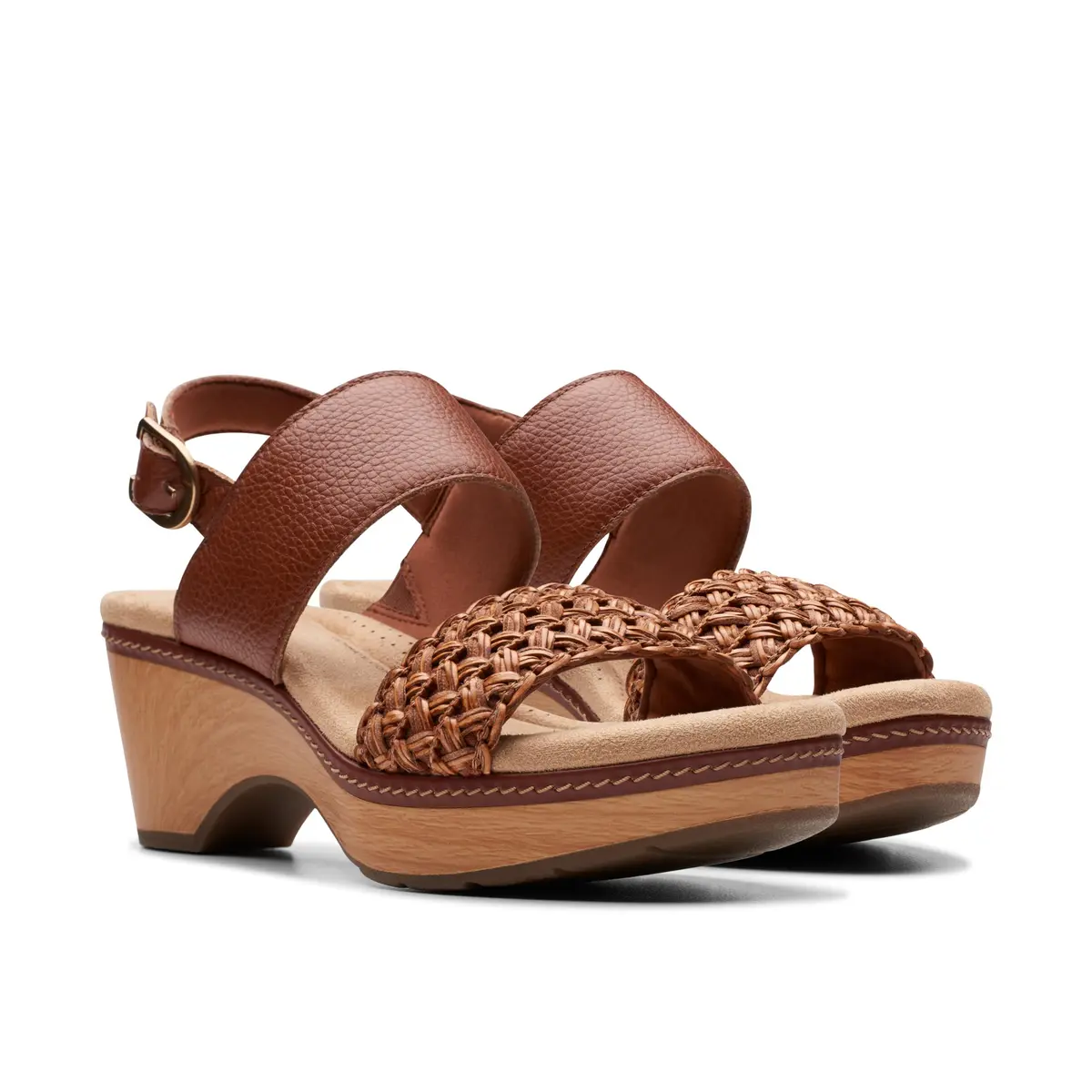 Clarks Seannah Step Wedge Sandal 7 Medium US | Trendy Comfort with Leather & Foam - view 8