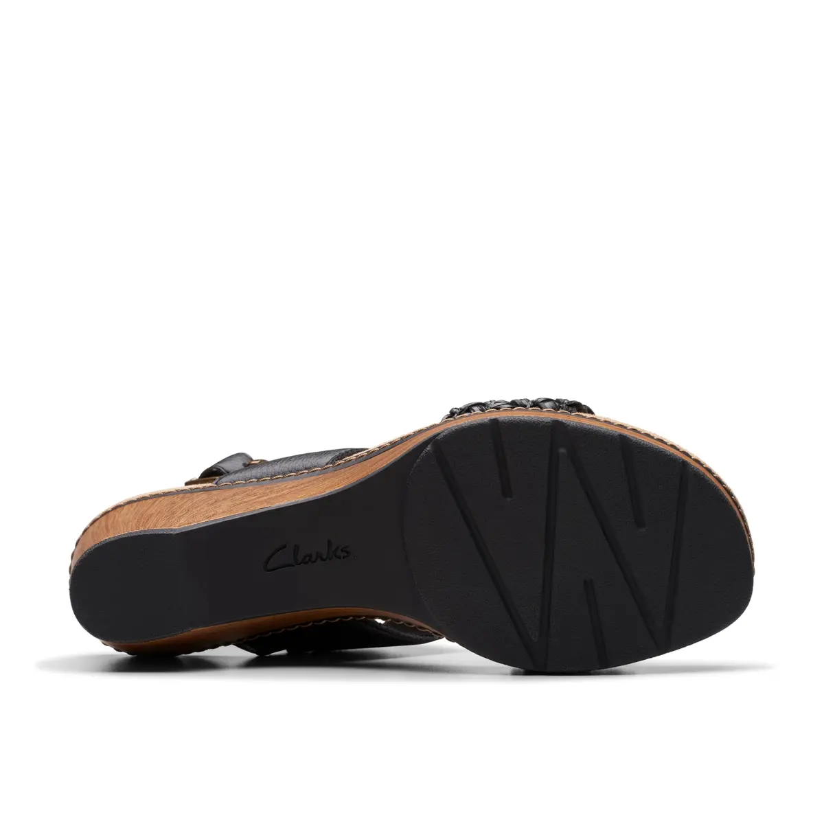 Clarks Seannah Step Wedge Sandal | 2.55-inch Block Heel, Leather, Medium US 6.5 | Comfortable & Trendy - view 6
