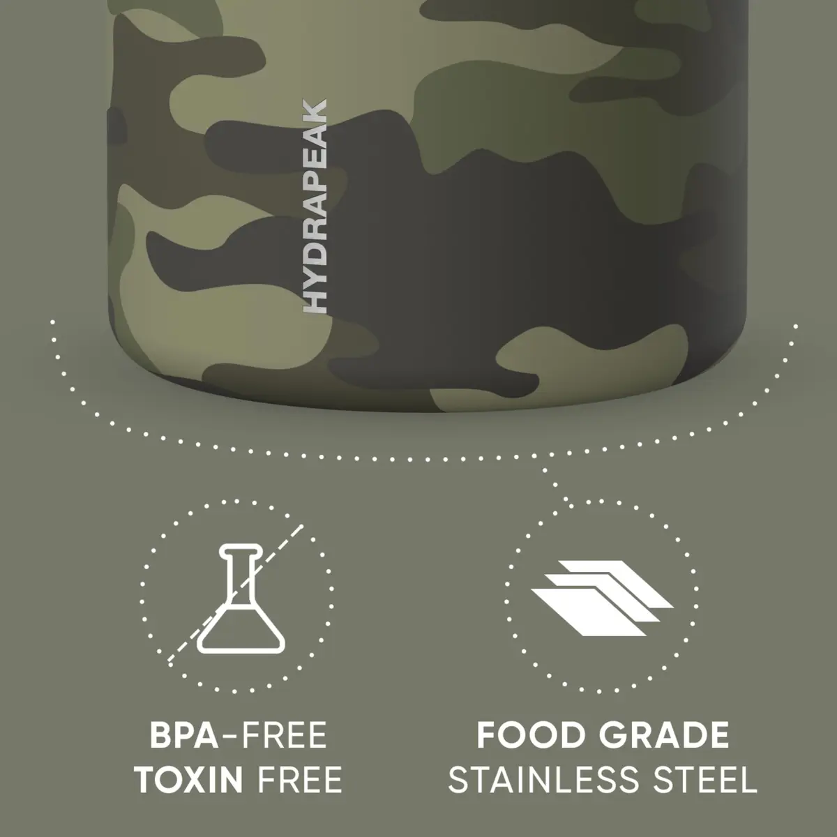 Hydrapeak 32oz Stainless Steel Vacuum Food Jar | 10H Hot & 16H Cold, Wide Mouth, Leak-Proof, for Adults - view 3