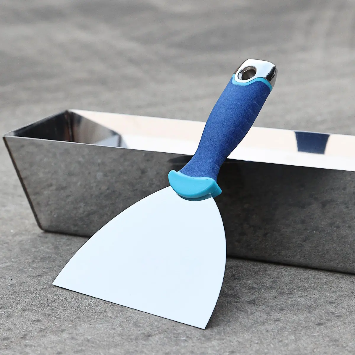 Bates Choice 6 Inch Carbon Steel Putty Knife with Hammer End | Flexible Metal Scraper for Drywall Spackle - view 6