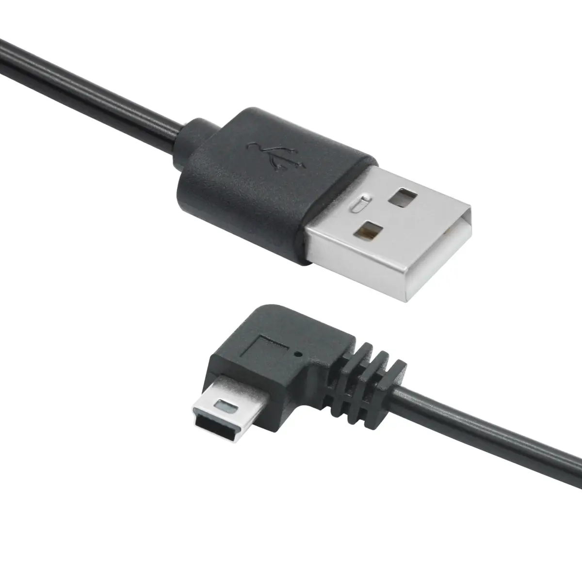 Maixbomr 90 Degree Mini USB Power Cord 3.5m (11.5ft) | Left Angle Charging Cable for Dash Cams & Devices - view 2