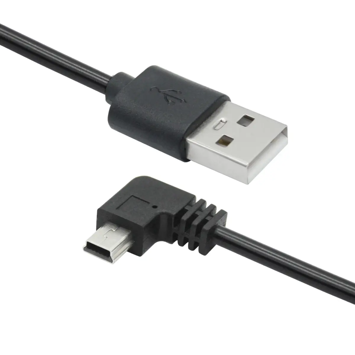 Maixbomr 11.5ft Right Angle Mini USB Power Cable | 1.5A Fast Charging for Dash Cams & GPS - view 2