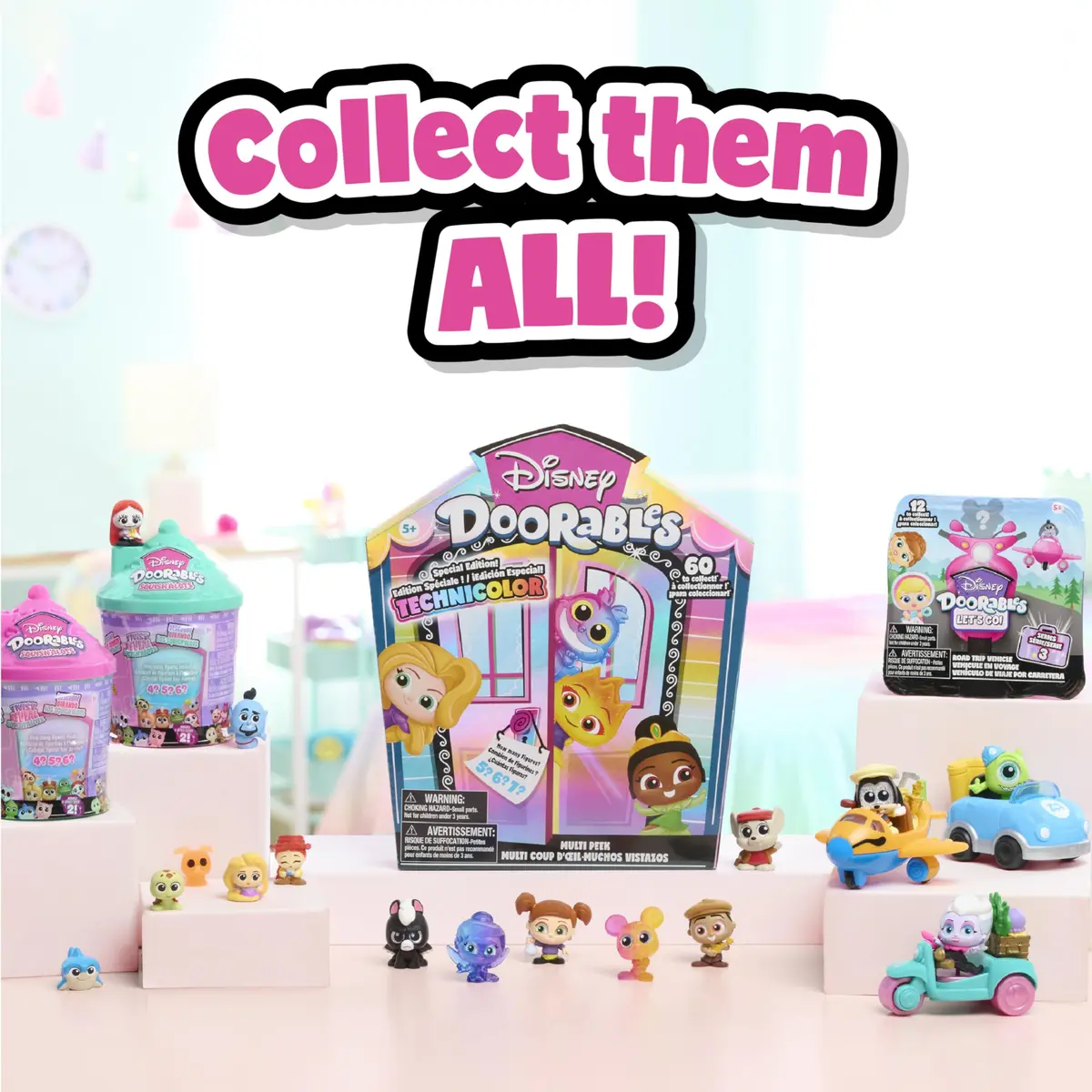 Disney Doorables Mini Peek Technicolor Takeover 2-Pack, 6 Figures (1.5-inch) | Collectible Toy Figures for Kids Ages 5+ - view 6