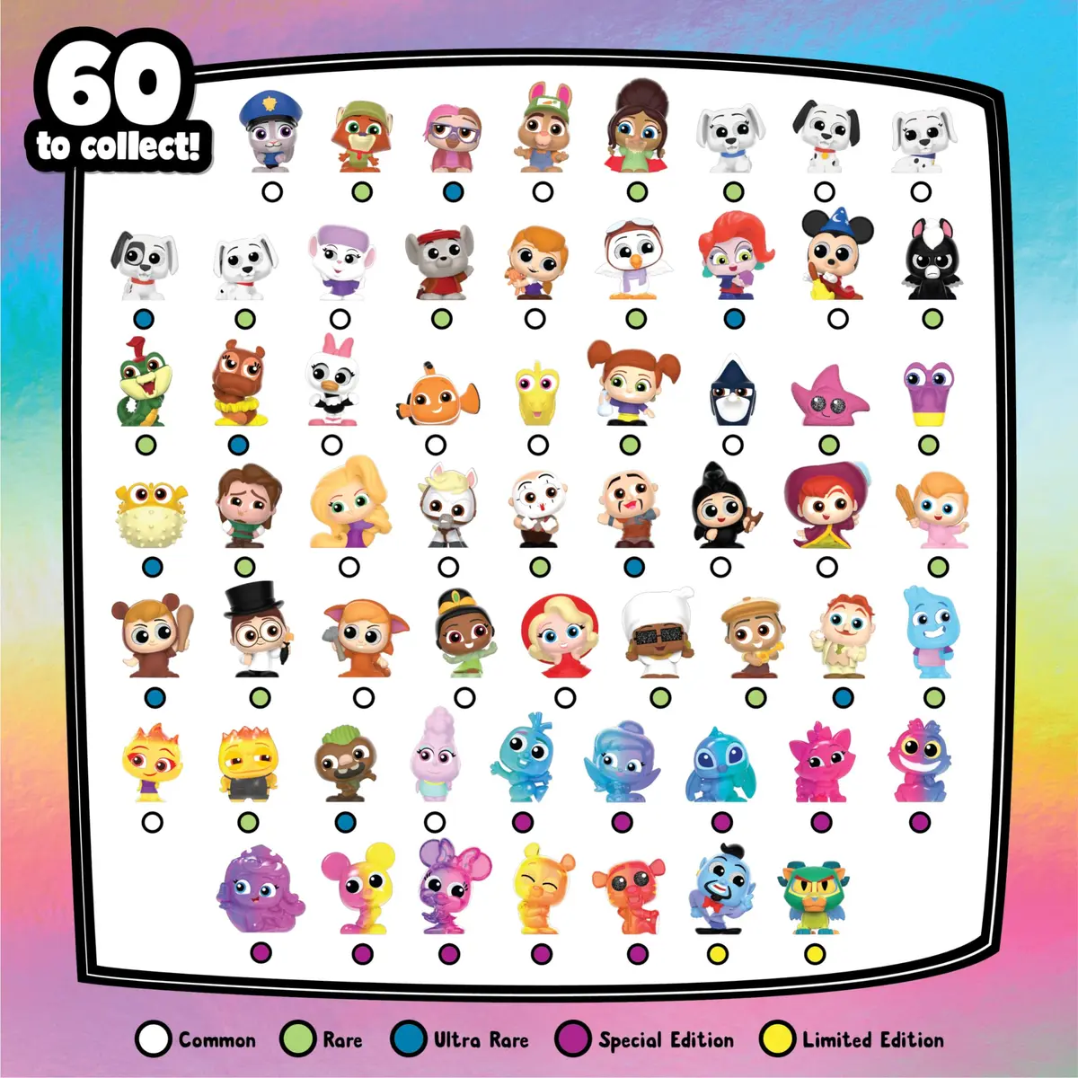 Disney Doorables Mini Peek Technicolor Takeover 2-Pack, 6 Figures (1.5-inch) | Collectible Toy Figures for Kids Ages 5+ - view 3