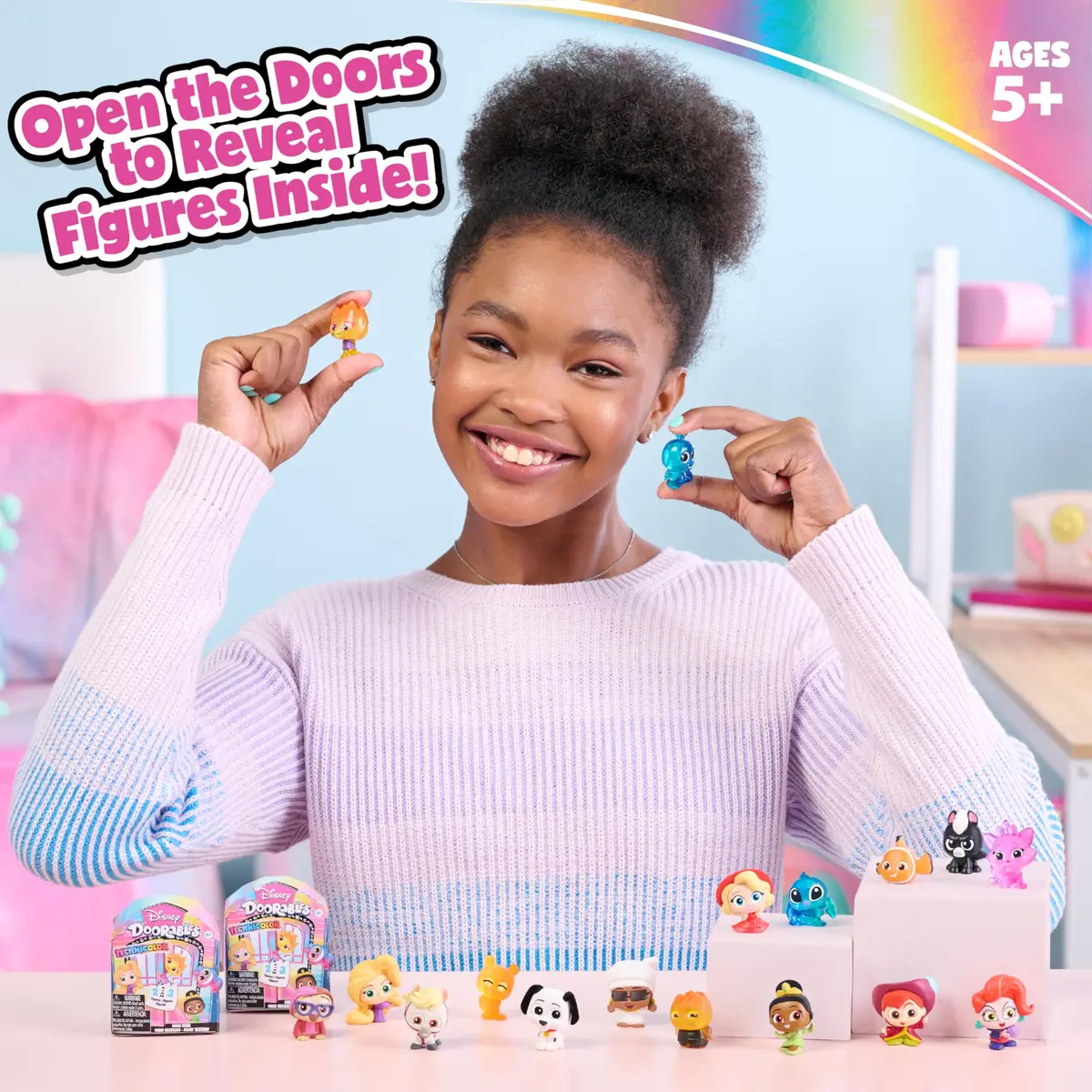 Disney Doorables Mini Peek Technicolor Takeover 2-Pack, 6 Figures (1.5-inch) | Collectible Toy Figures for Kids Ages 5+ - view 4