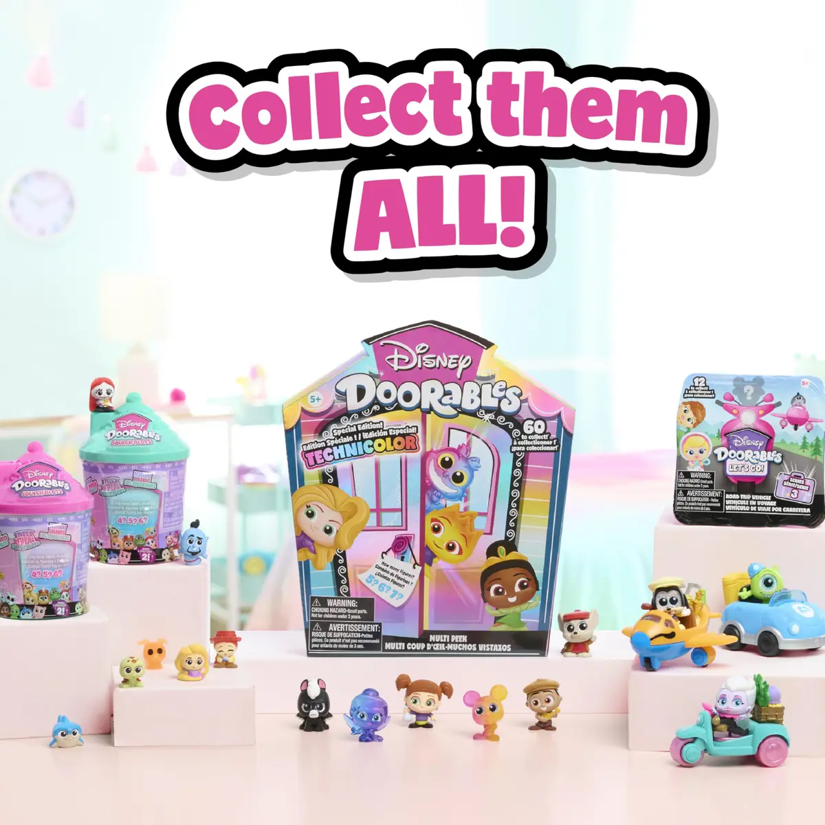 Just Play Disney Doorables Squish’Alots Series 2 Collectible Figures 4-6 Pack | ASTM-Tested Educational Toy for Kids Ages 5+ - view 6