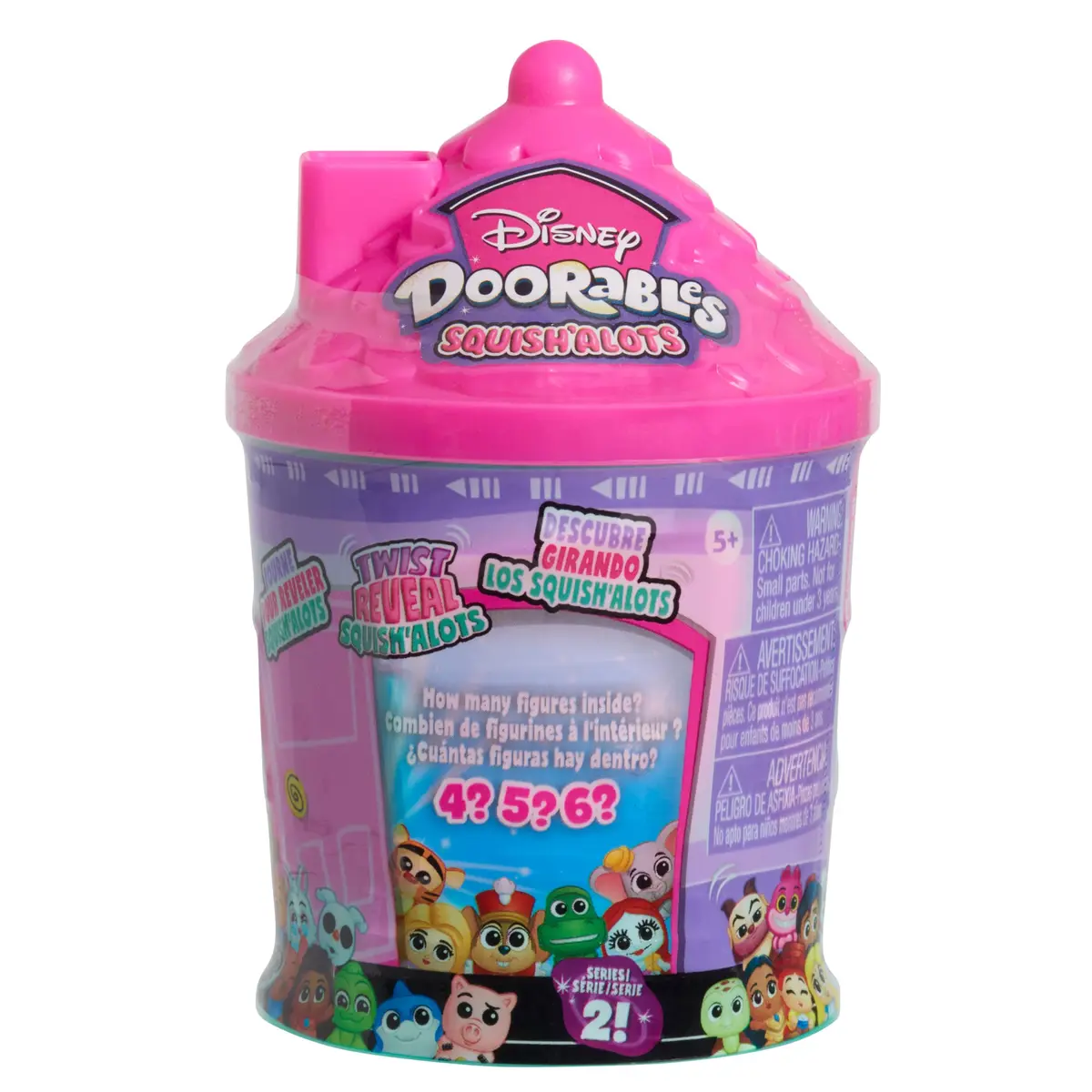 Just Play Disney Doorables Squish’Alots Series 2 Collectible Figures 4-6 Pack | ASTM-Tested Educational Toy for Kids Ages 5+ - main product image