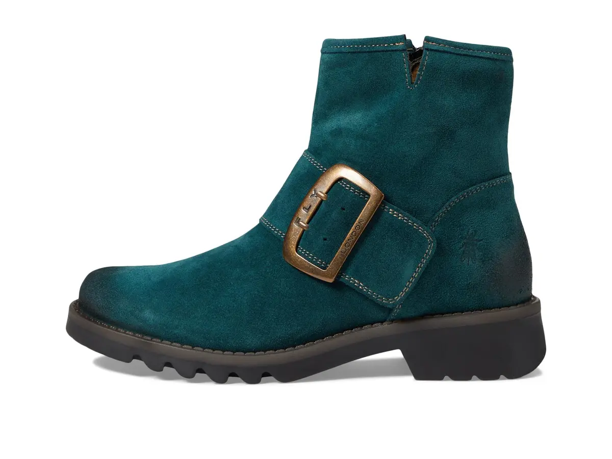 FLY London Womens RILY991FLY Petrol Oil Suede Ankle Boot | Casual Fashion Comfort (70-120 chars) - view 6