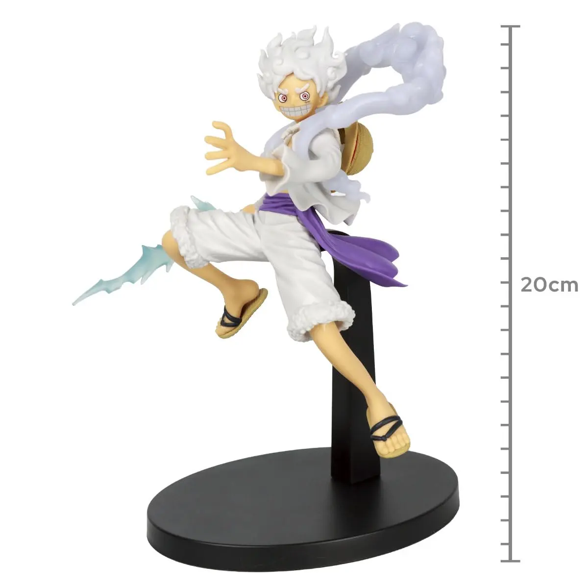 Banpresto Monkey D. Luffy (Gear 5) Action Figure | One Piece Anime Collectible 15+ - view 2