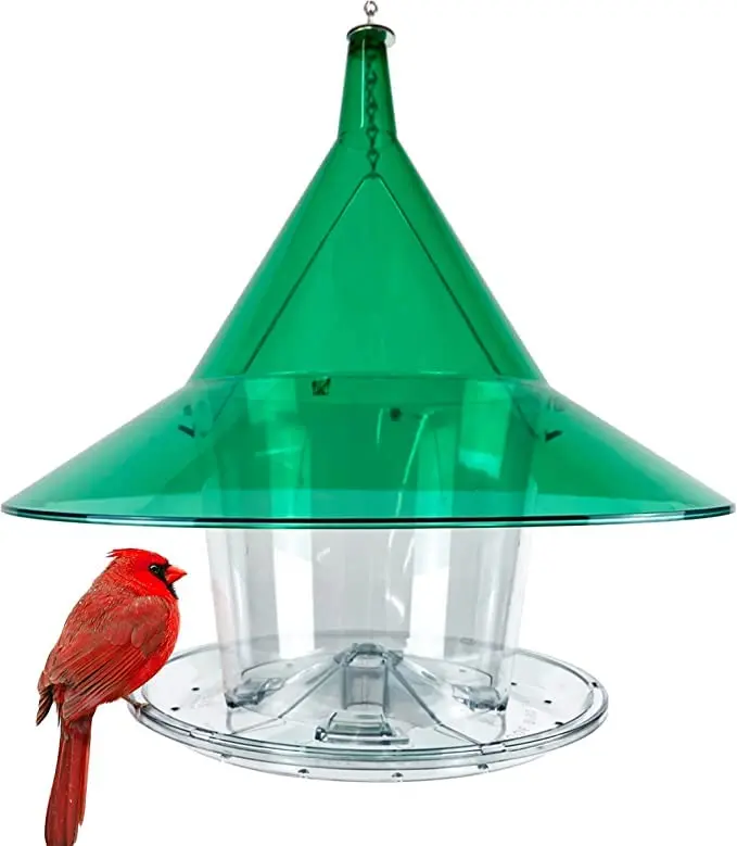 Sky Cafe Squirrel Proof Bird Feeder for Outside - Large, 17 in. Diameter, 1.5 Gallon Capacity | Durable, Made in USA - main product image