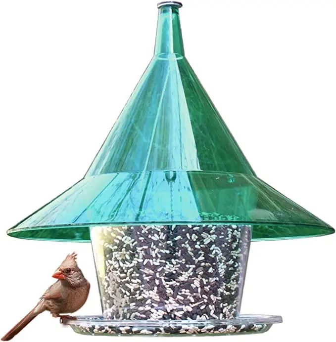 Sky Cafe Squirrel Proof Bird Feeder for Outside - Large, 17 in. Diameter, 1.5 Gallon Capacity | Durable, Made in USA - view 4