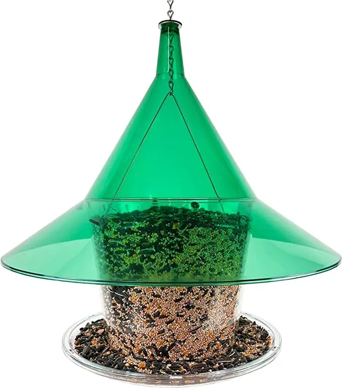 Sky Cafe Squirrel Proof Bird Feeder for Outside - Large, 17 in. Diameter, 1.5 Gallon Capacity | Durable, Made in USA - view 6