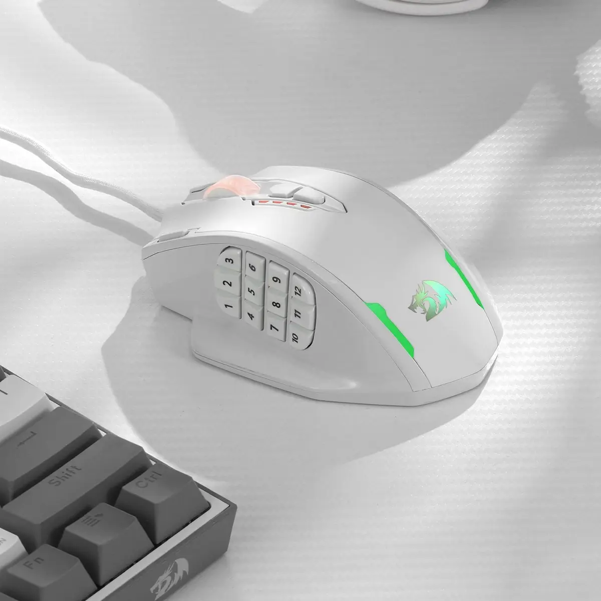 Redragon M908 Impact Gaming Mouse 12400 DPI | 18 Programmable Buttons, 1000Hz Polling Rate, RGB Lighting - view 6