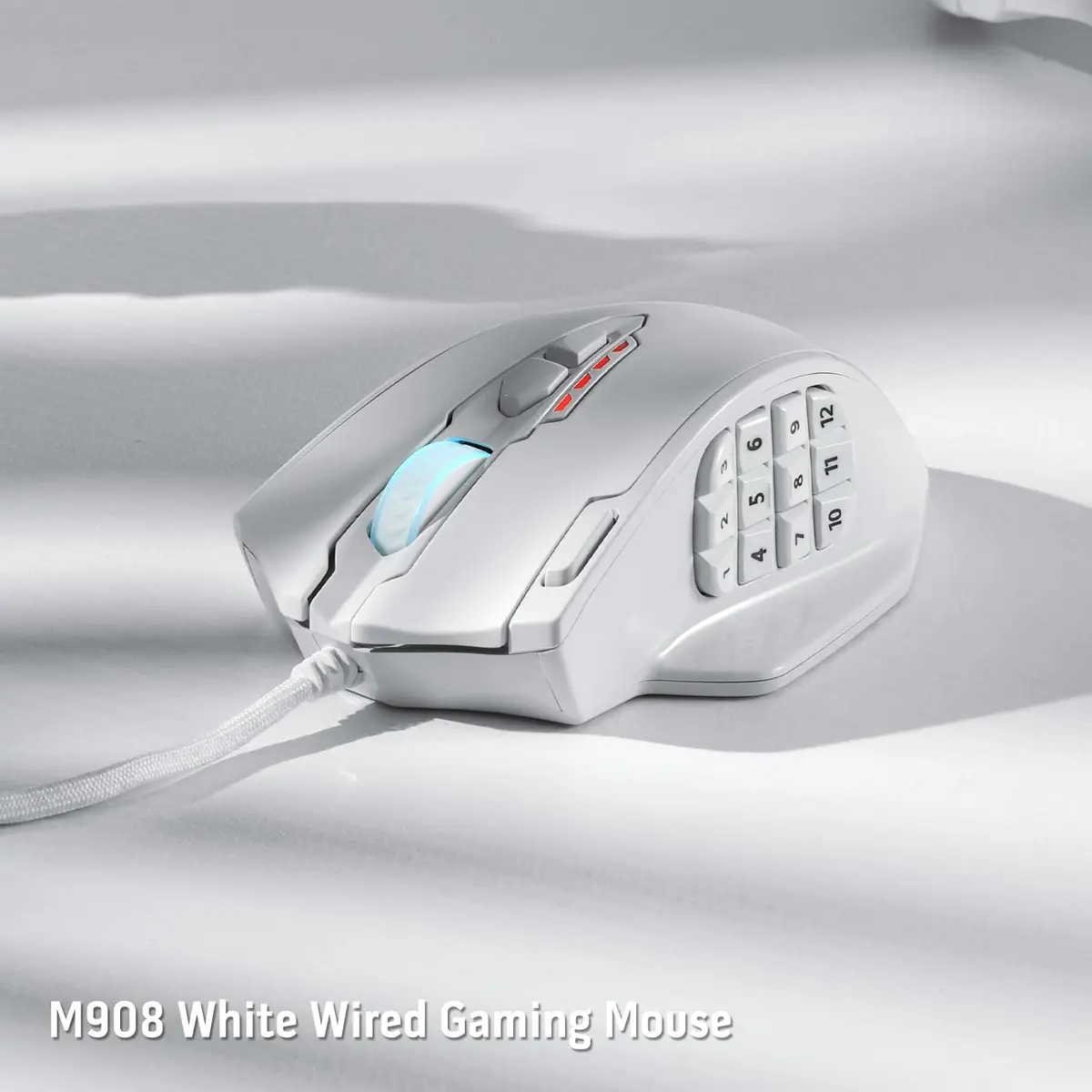 Redragon M908 Impact Gaming Mouse 12400 DPI | 18 Programmable Buttons, 1000Hz Polling Rate, RGB Lighting - view 7