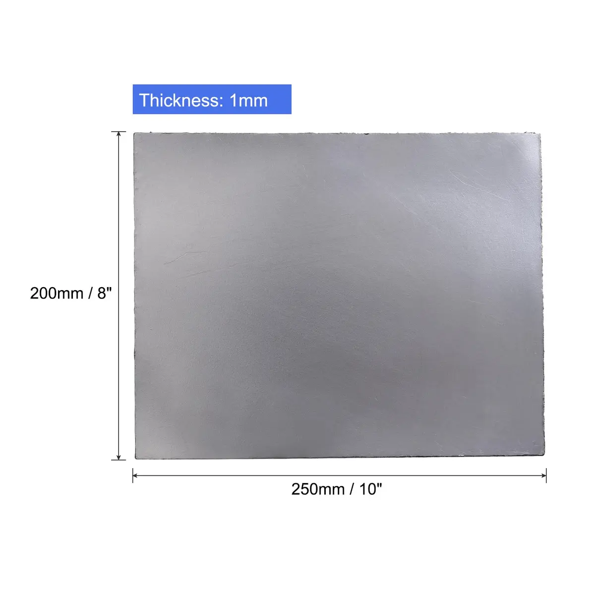 PATIKIL Flexible Graphite Foil Sheet 1mm (250x200mm) | 5-Pack for Heat Dissipation - view 2