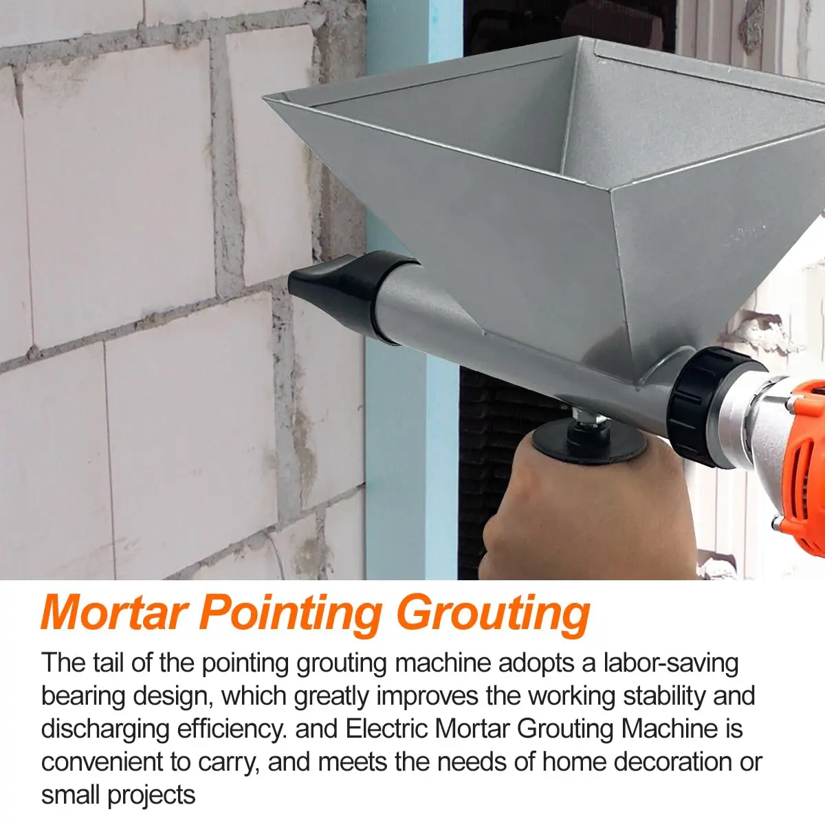 XINHNMUU Electric Mortar Grout Gun Pump 1 Count | Cordless, Reusable, Fast & Efficient - view 5