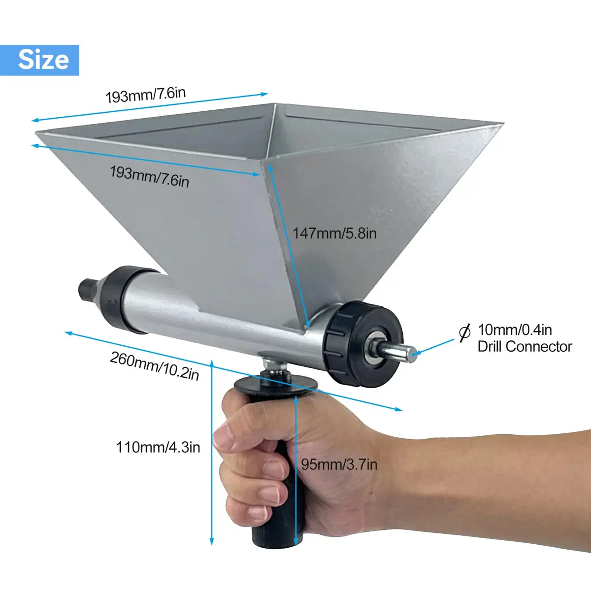 XINHNMUU Electric Mortar Grout Gun Pump 1 Count | Cordless, Reusable, Fast & Efficient - view 2