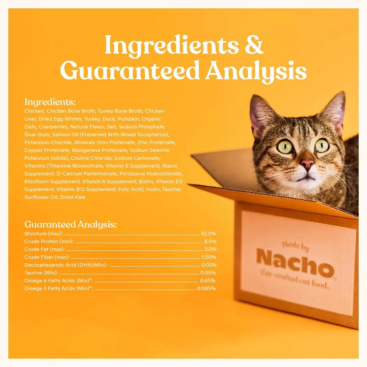 Made by Nacho Wet Cat Food, Cuts in Gravy, 36 Ounce | Limited Ingredients, Cage-Free Chicken & Bone Broth - view 4