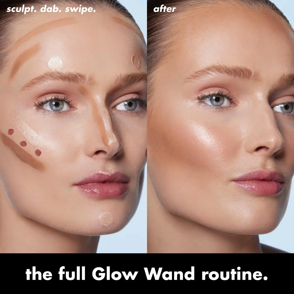 e.l.f. Halo Glow Contour Beauty Wand Light/Medium | Radiant, Buildable, Vegan - view 5