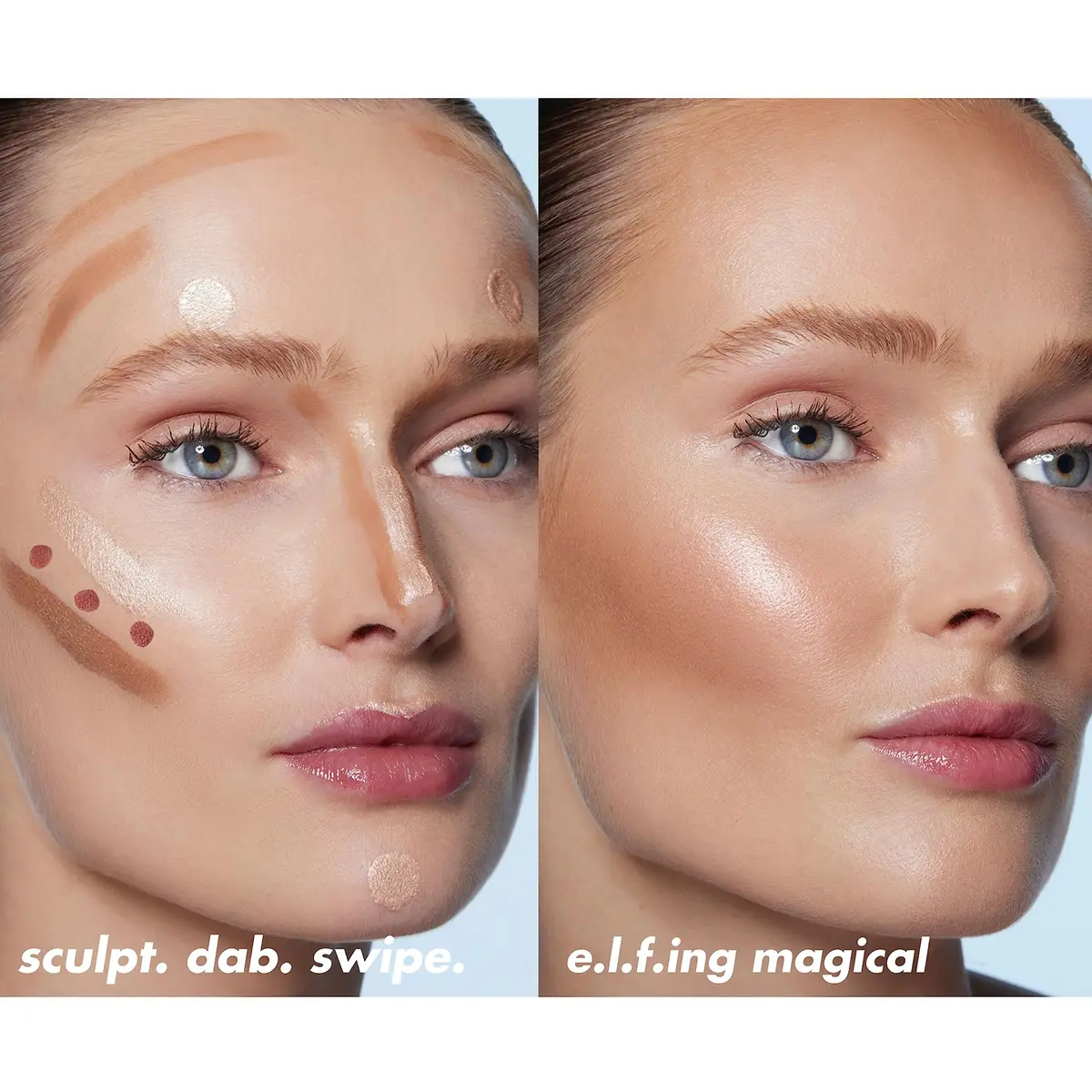 e.l.f. Halo Glow Contour Beauty Wand, Fair/Light | Natural Radiance & Sculpting - view 5