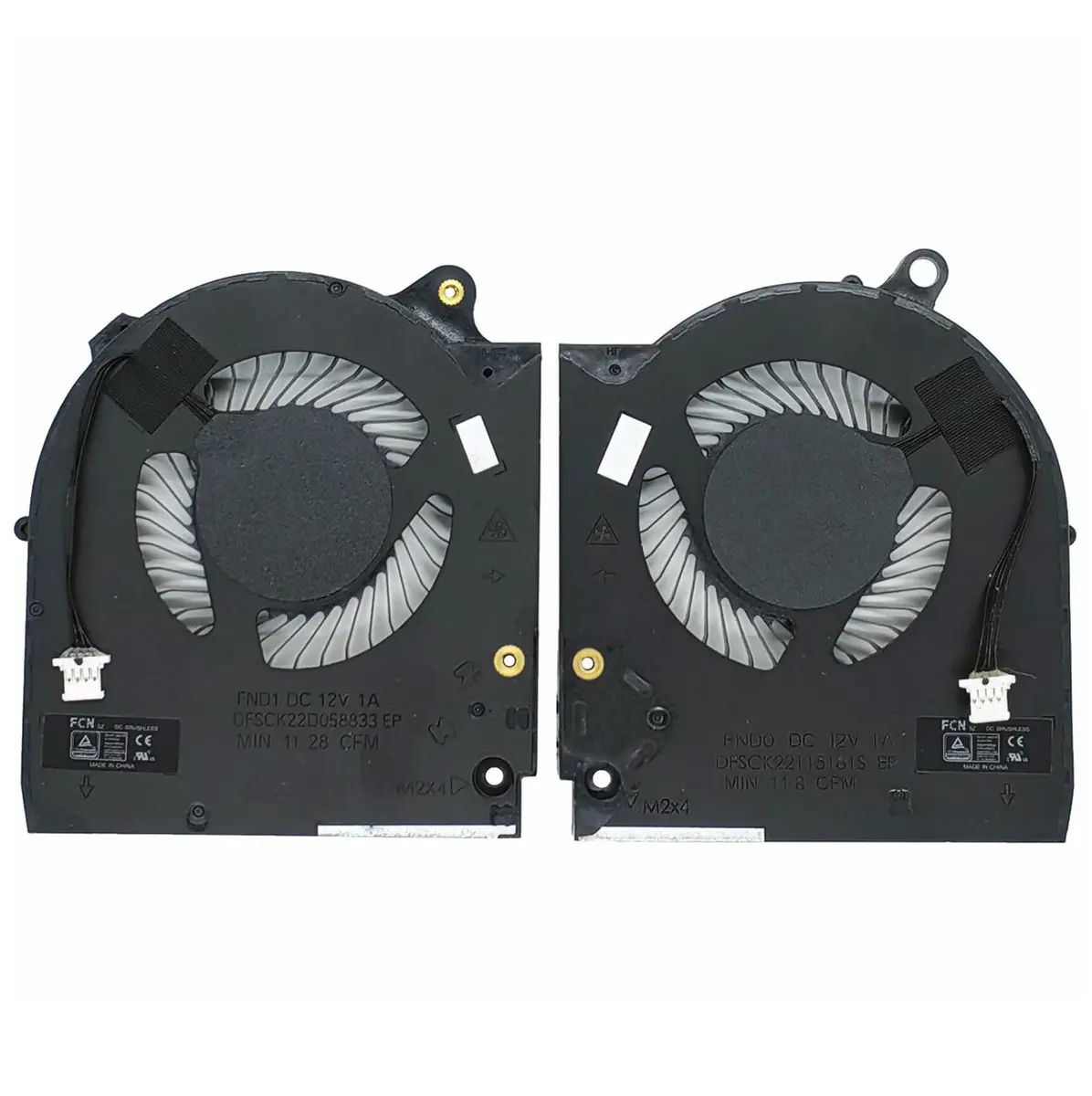 Fleshy Leaf CPU+GPU Cooling Fan for Dell Alienware M15 R5 R6 | 12V Plastic & Metal - main product image