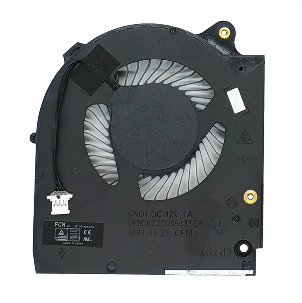 Fleshy Leaf CPU+GPU Cooling Fan for Dell Alienware M15 R5 R6 | 12V Plastic & Metal - view 3