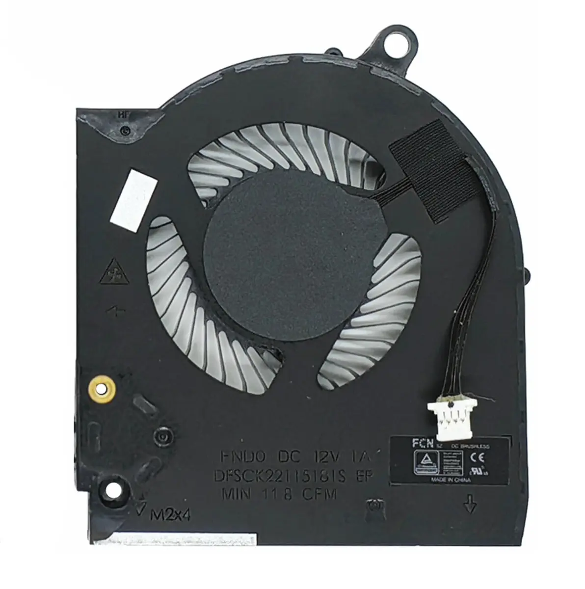Fleshy Leaf CPU+GPU Cooling Fan for Dell Alienware M15 R5 R6 | 12V Plastic & Metal - view 4