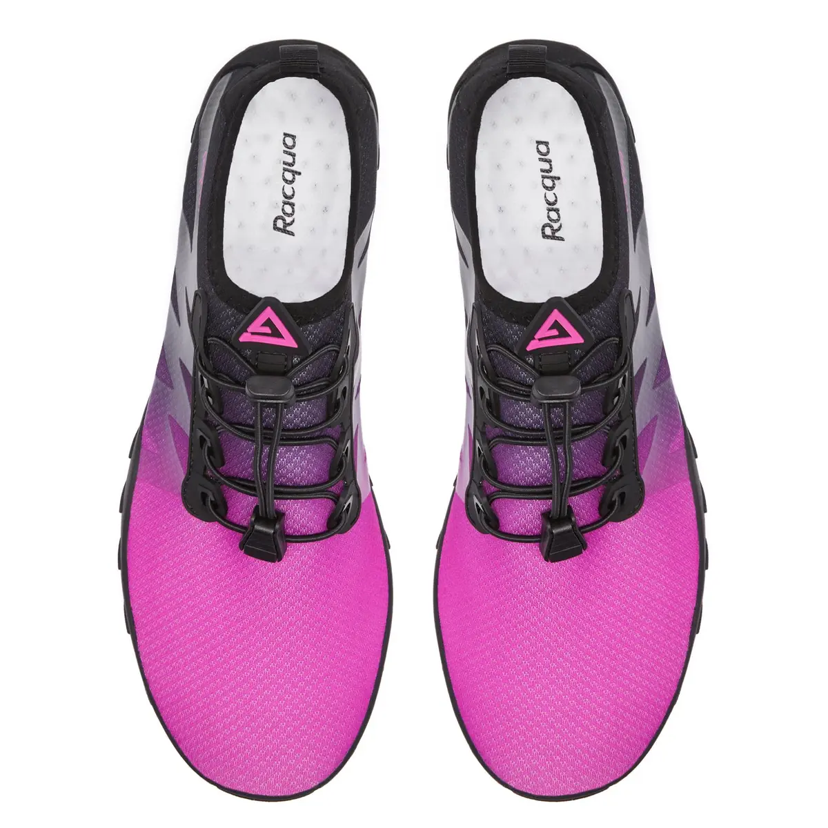 Racqua Women & Men Water Shoes | Quick Dry, Lightweight, Non-Slip, Stylish Gradient Design (Size 6 Women/5 Men) - view 4