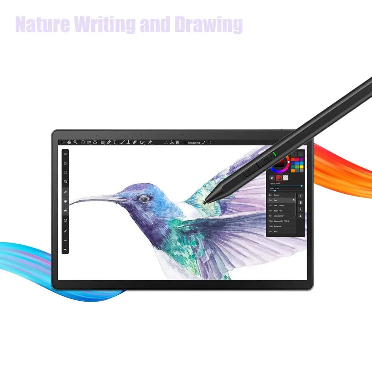Mingxiong Active Pen 2.0 (C582S) with Bluetooth, 4096 Pressure Sensitivity | Compatible with ASUS ROG Flow Z13, Zephyrus Duo 16, Flow X16 - view 6