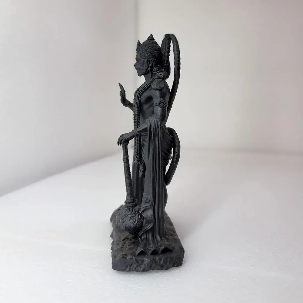 Murti hub Hanuman Figurine 12cm (4.72in) | Lord King of Sarangpur Idol for Car Dashboard, Temple, Office - view 4