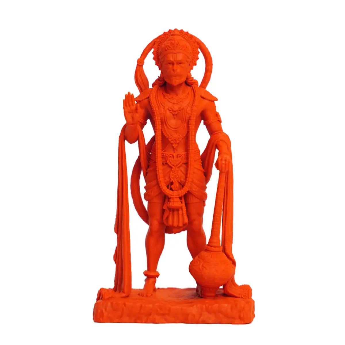 Murti hub Hanuman Figurine 12cm (4.72in) | Lord King of Sarangpur Statue for Car Dashboard & Home Decor - main product image