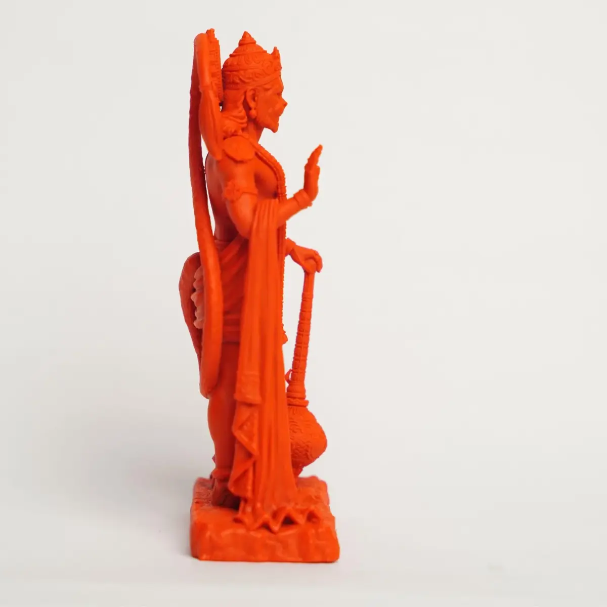 Murti hub Hanuman Figurine 12cm (4.72in) | Lord King of Sarangpur Statue for Car Dashboard & Home Decor - view 5