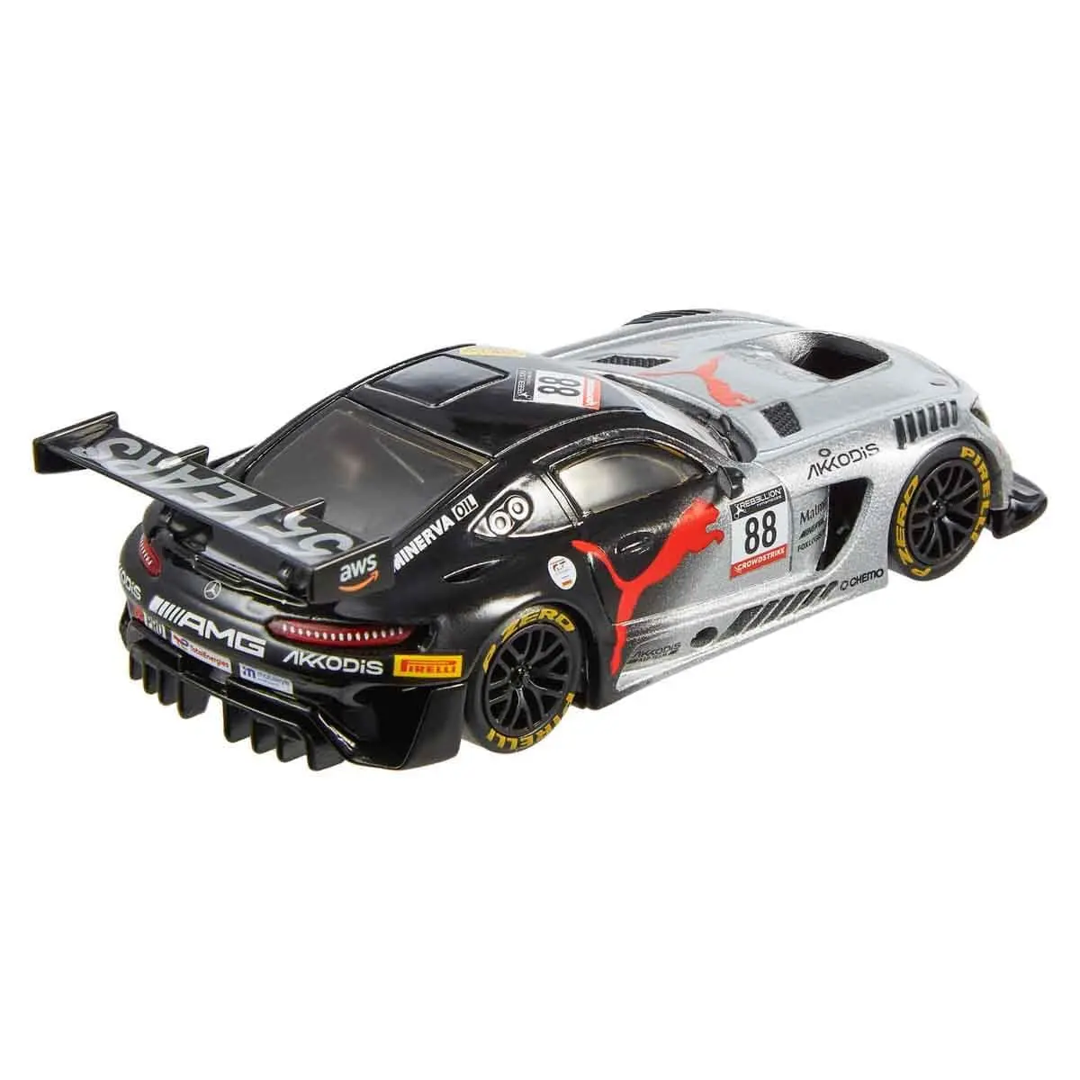 Hot Wheels Real Riders Mercedes-AMG GT3 Die Cast Car 1:43 Scale HMD44 | Premium Collectible for Adults - view 4